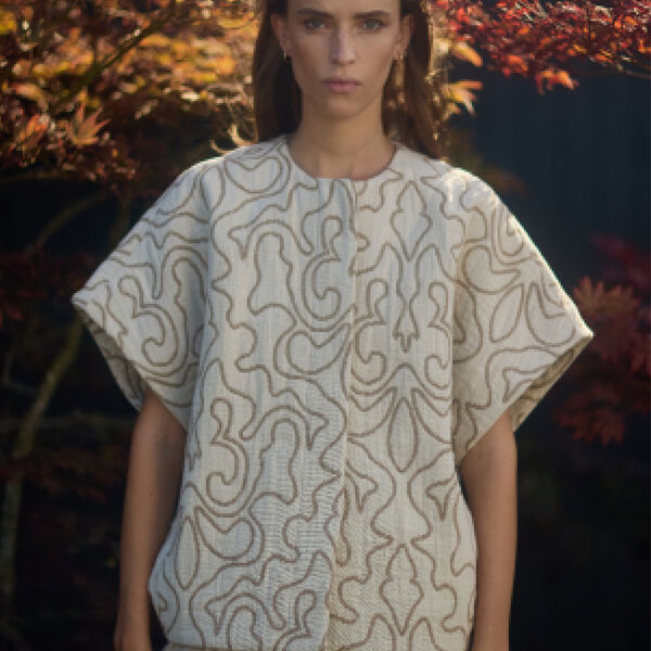 Becca vest, bleached-sand Becca vest, bleached-sand, Heartmade