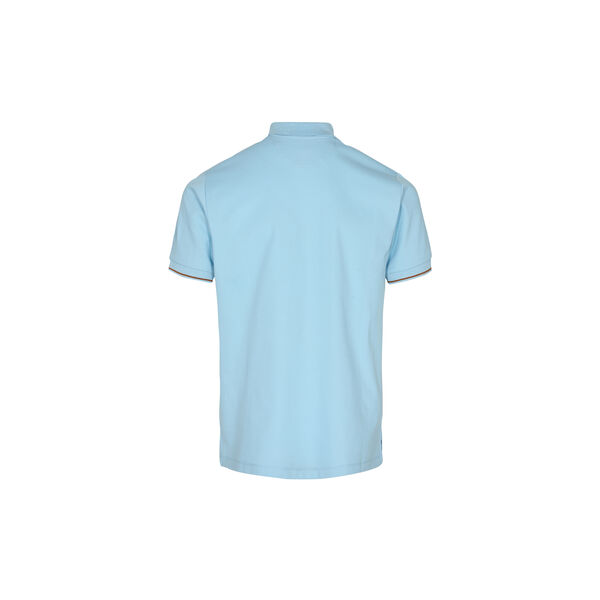 Harvey Polo SS Tee, skye blue Harvey Polo SS Tee, skye blue, MOS MOSH Gallery