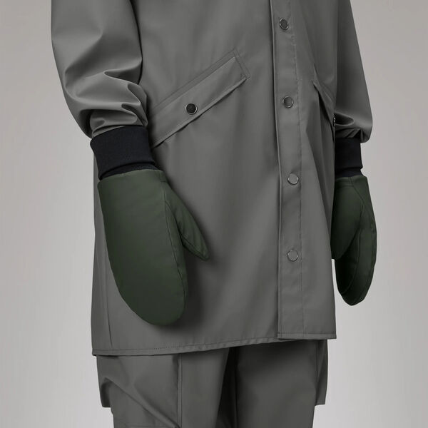 Alta Puffer Mittens, green Alta Puffer Mittens, green, Rains