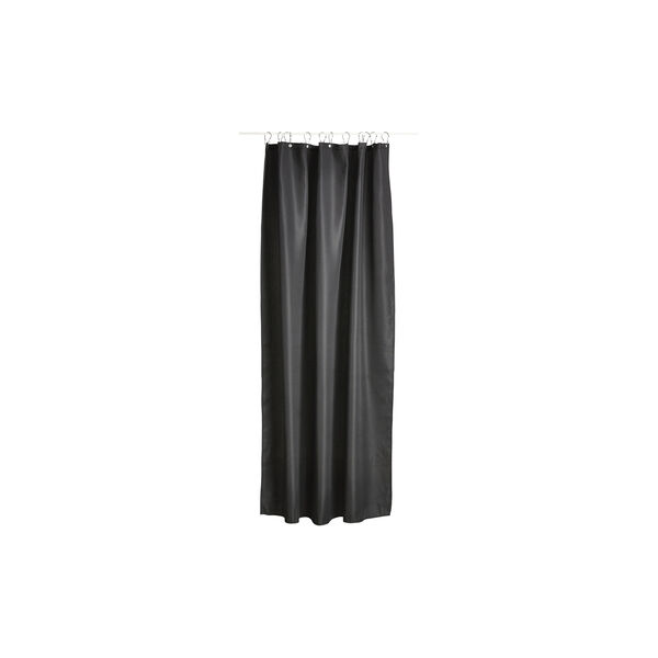 Lux Shower Curtain, black Lux Shower Curtain, black, Zone Denmark