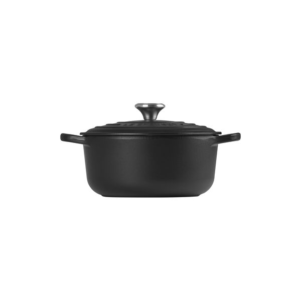 Signature round cast iron pot &Oslash; 20 cm, matte black, Le Creuset