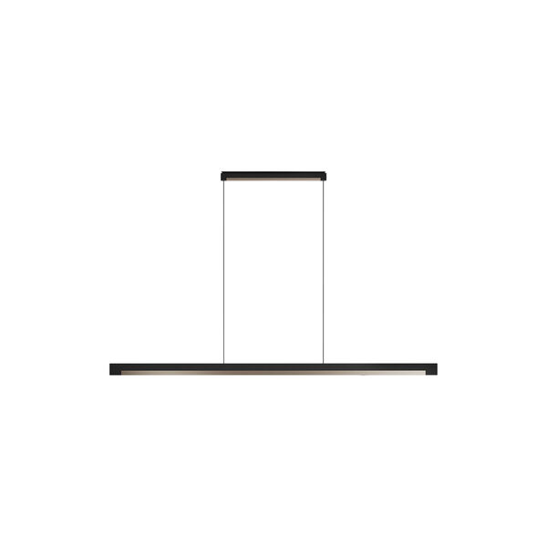 INLAY S1400 LINEAR Pendant, matt black/satin gold INLAY S1400 LINEAR Pendant, matt black/satin gold, LIGHT-POINT