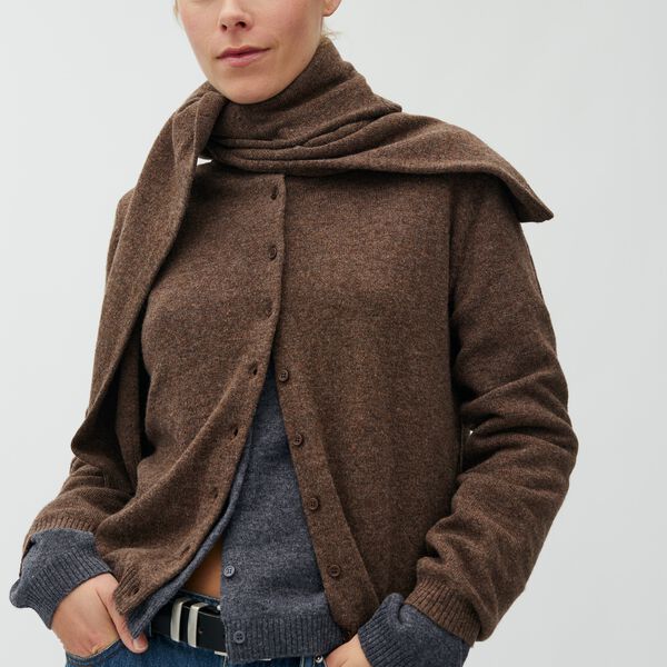 Averie M Knit, java melange, mbyM