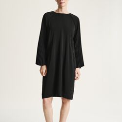 Yume dress with plisse detail, black, BITTE KAI RAND