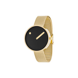 Picto Wrist Watch, black/gold, PICTO
