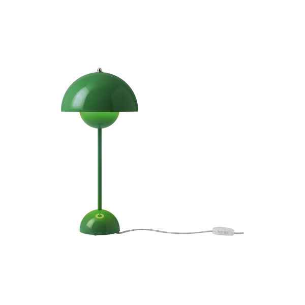 Flowerpot VP3 Table Lamp, signal green, &Tradition