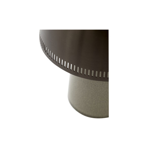 Raku SH8 Portable Table Lamp, beige grey/bronzed, &Tradition