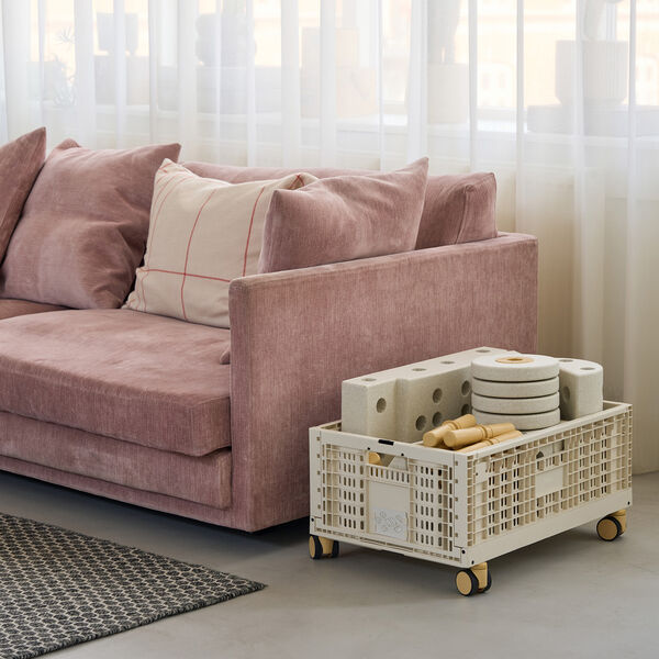 Storage Crate Wheels, honey yellow, MODU