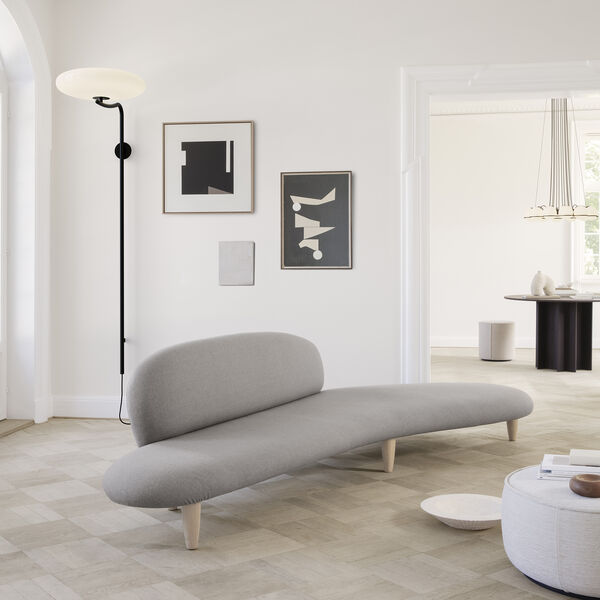 Model 2065 Wall Lamp with Plug, opaline, Astep