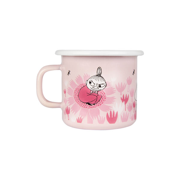 Girls Enamel Mug, pink Girls Enamel Mug, pink, Muurla