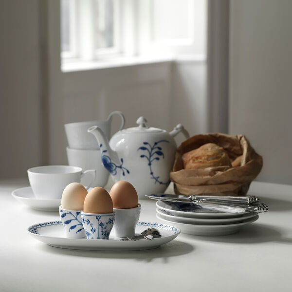 White Fluted Egg Cup, 2 pcs White Fluted Egg Cup, 2 pcs, Royal Copenhagen