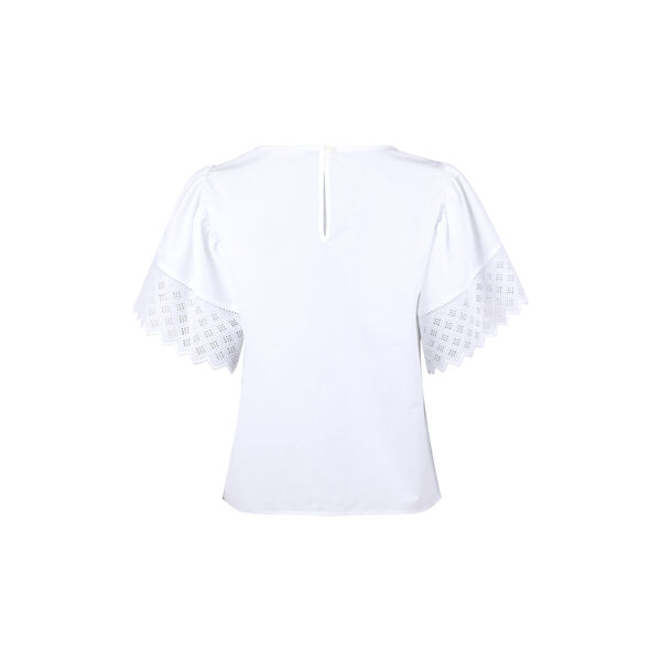 Leona Blouse Wide Slv, white, Stenstr&ouml;ms
