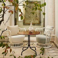 Grace Outdoor Lounge Chair, alabaster white, GUBI