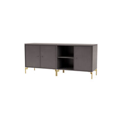 SAVE Lowboard with Brass Legs, 35 coffee, Montana Furniture