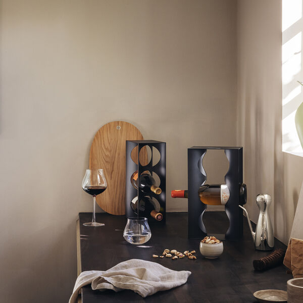 Alfredo Wine Rack, black, Georg Jensen