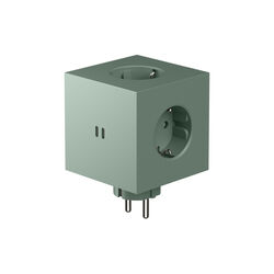 Square 2 USB-C (30W), oak green, Avolt