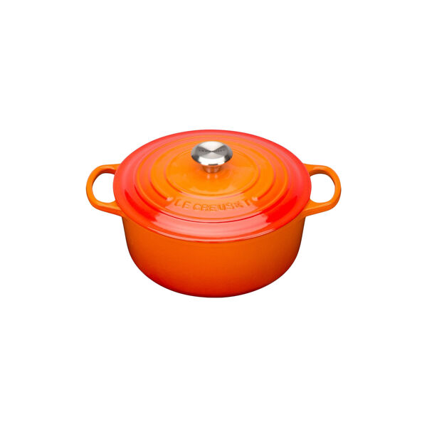 Signature Round Pot &Oslash; 24 cm, volcanic, Le Creuset