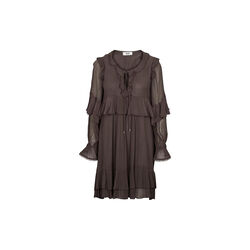 Elle Dress, black coffee, Moliin