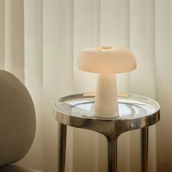 Glossy Mini Table Lamp, white, Design For The People