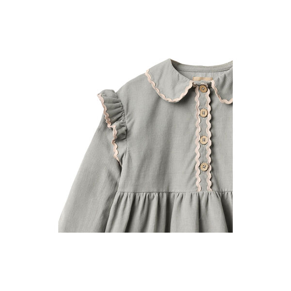Dress L/S Alissa, slightly blue, Wheat
