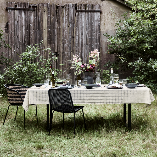 HDJoin Tablecloth, black/off-white, House Doctor