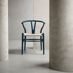 CH24 Wish Bone Chair, soft north sea, Carl Hansen & S&oslash;n