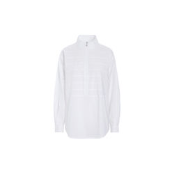 Core cotton pintuck shirt, white, BITTE KAI RAND