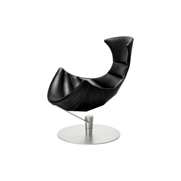 The Lobster Chair, black oak/chrome, Bruunmunch Furniture