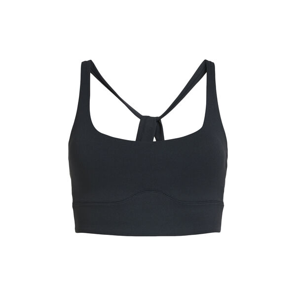 Butter Soft Sports Bra Seinna, black, Rethinkit