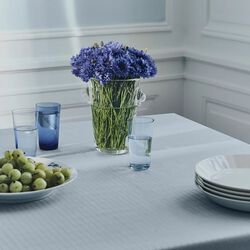 CLASSIC LINES Tablecloth, blue haze, Georg Jensen Damask