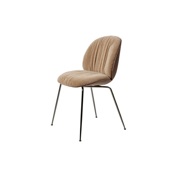 Beetle Soft Dining Chair, Front Upholstered, belsuede special, GUBI