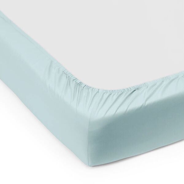 SUPIMA PERCALE Box Sheet, minimal blue, Georg Jensen Damask