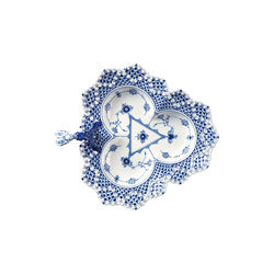 Blue Fluted Full Lace Assiette 25 cm, Royal Copenhagen