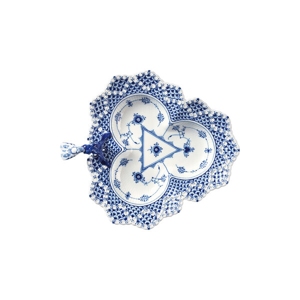 Blue Fluted Full Lace Assiette 25 cm, Royal Copenhagen