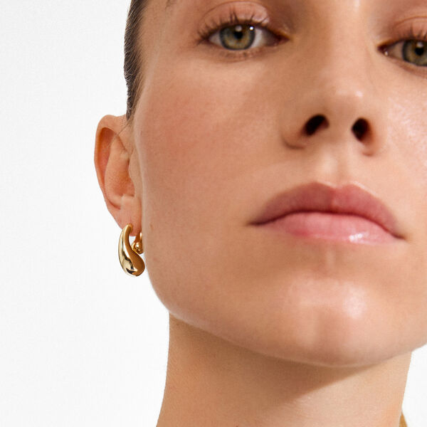 JENNINGS earrings, gold plated, Pilgrim
