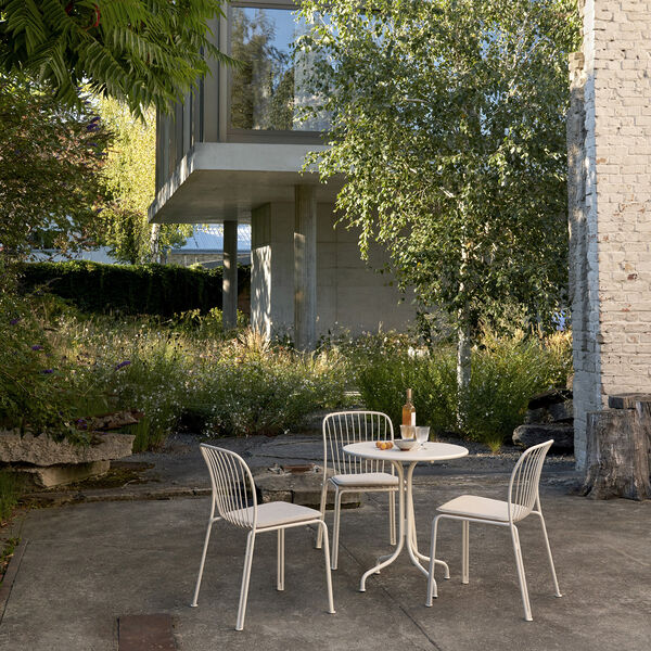 Thorvald SC94 Outdoor Side Chair, ivory, &Tradition