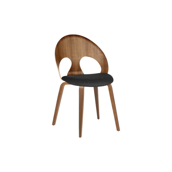 VL1100 Eye Chair, Re-wool 0198/walnut, VERMUND