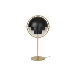 Multi-Lite Table Lamp, black semi matt/brass, GUBI