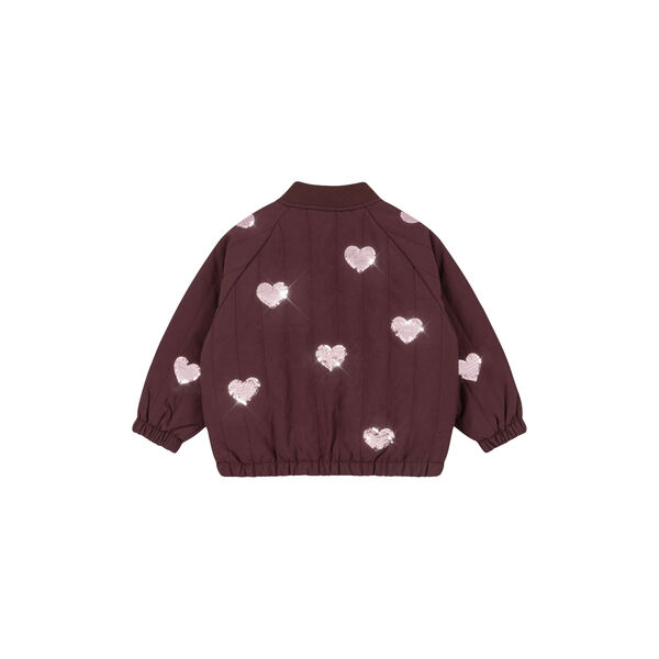 Juno Sequin Bomber Jacket, decadent chocolate, Konges Sl&oslash;jd