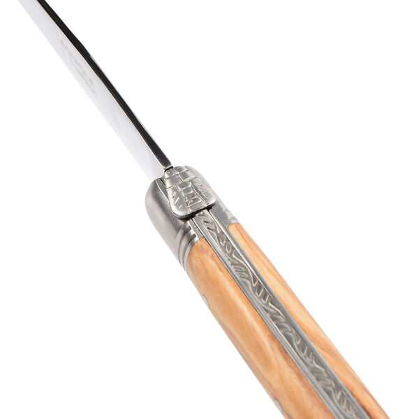 Steak Knife, olive wood, Laguiole Tradition
