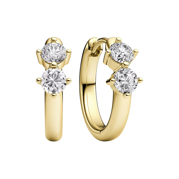 Princess Creolo Earrings | Piccolo | Gold plated, Sif Jakobs Jewellery