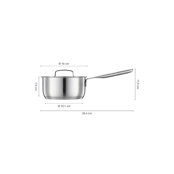 All Steel Sauce Pan 1.5 L, Fiskars