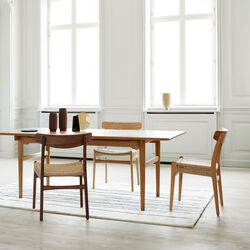 CH23 Dining Chair, white oiled oak/natural, Carl Hansen & S&oslash;n