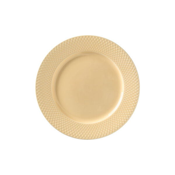 Rhombe Color Dinner Plate Ø 27 cm, sand Rhombe Color Dinner Plate Ø 27 cm, sand, Lyngby Porcelæn