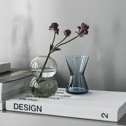 Midsummer Peach-leaved Bellflower Mini vase 8,6 cm, blue, Orrefors