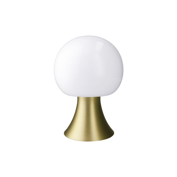 Noor LED lamp, brass colored, Holmegaard