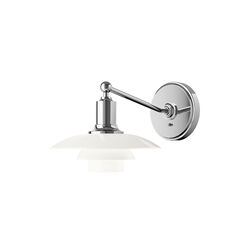 PH 2/1 Wall Lamp, chrome, Louis Poulsen