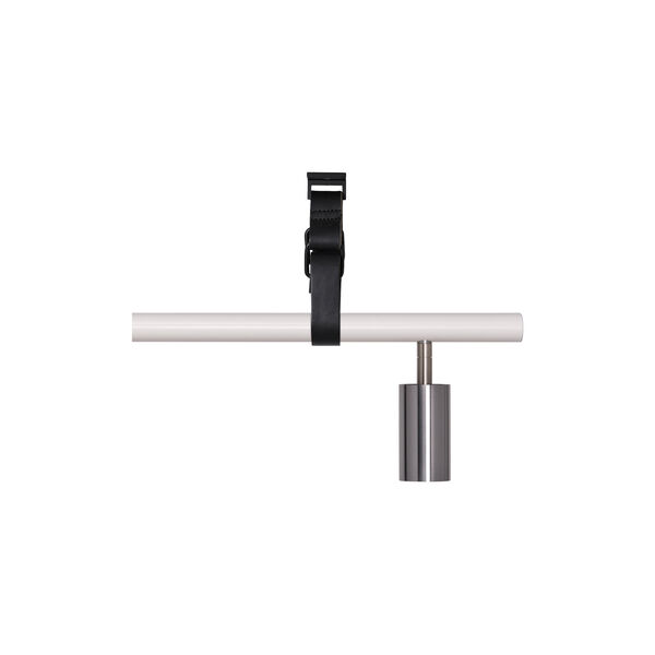Long John 5 Spot Pendant Black Leather, white/steel, Rubn