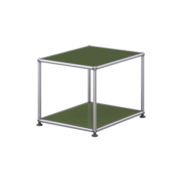 USM Haller | Model M21 | Olive Green | Side Table, USM Haller