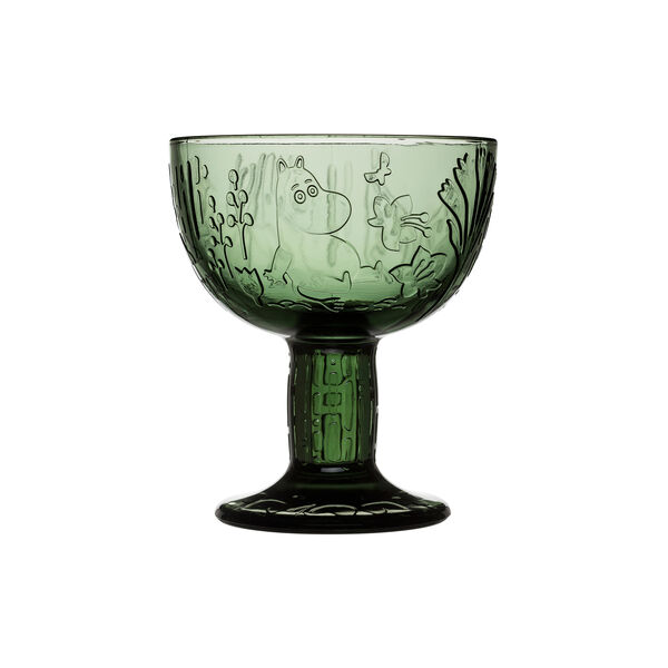 Moomin serving bowl, pine green, Moomin Arabia